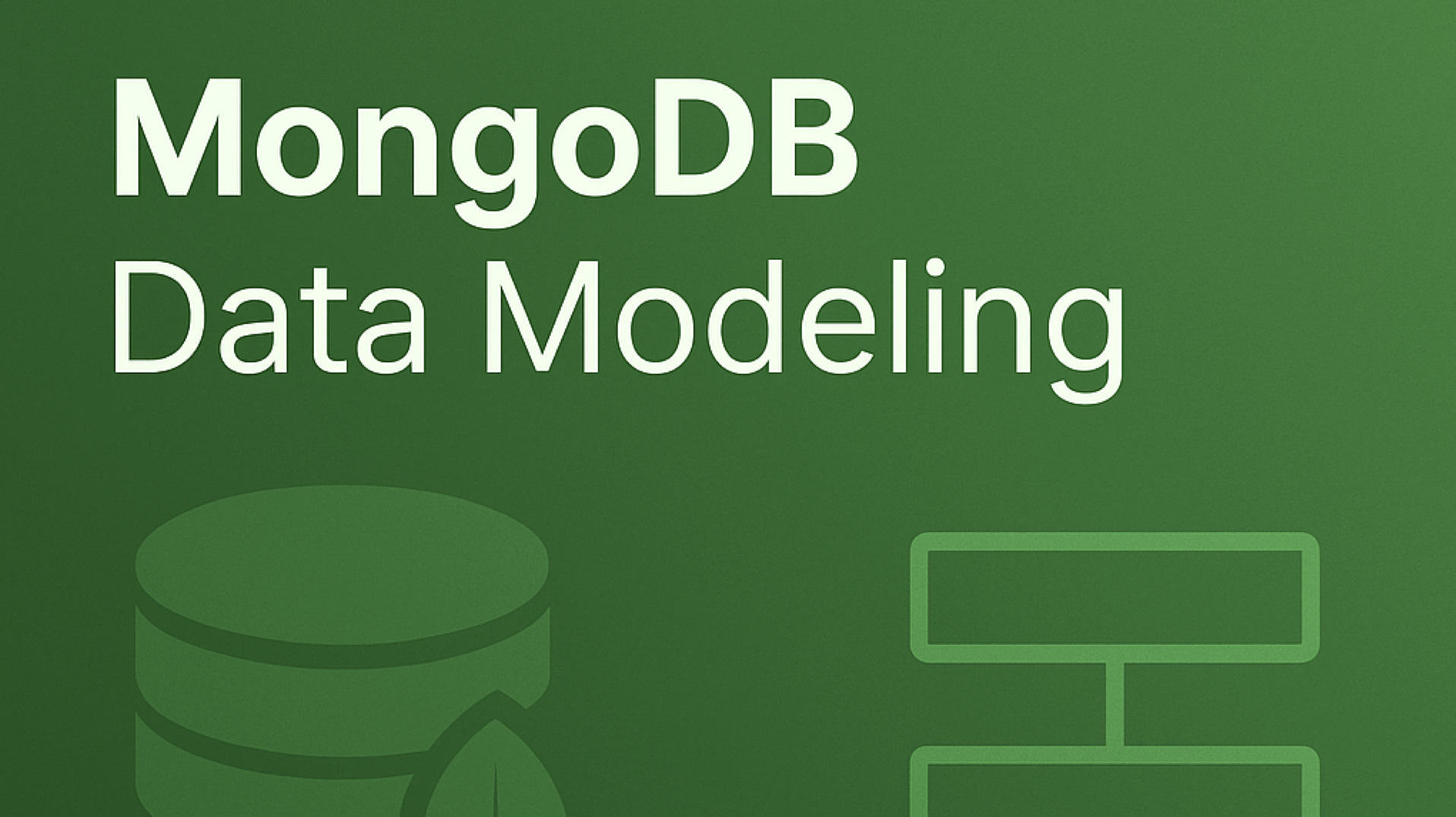 Data Modeling in MongoDB